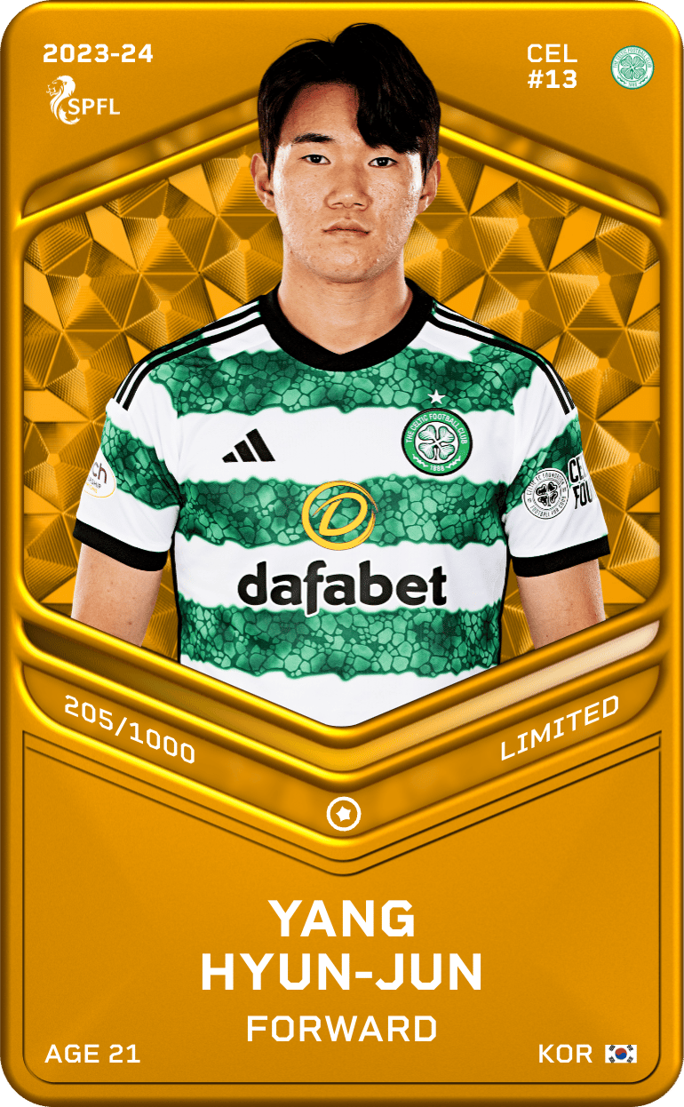 Yang Hyun-Jun 2023-24 • Limited 205/1000