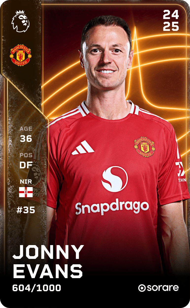 Jonny Evans  2024-25 • Limited 604/1000