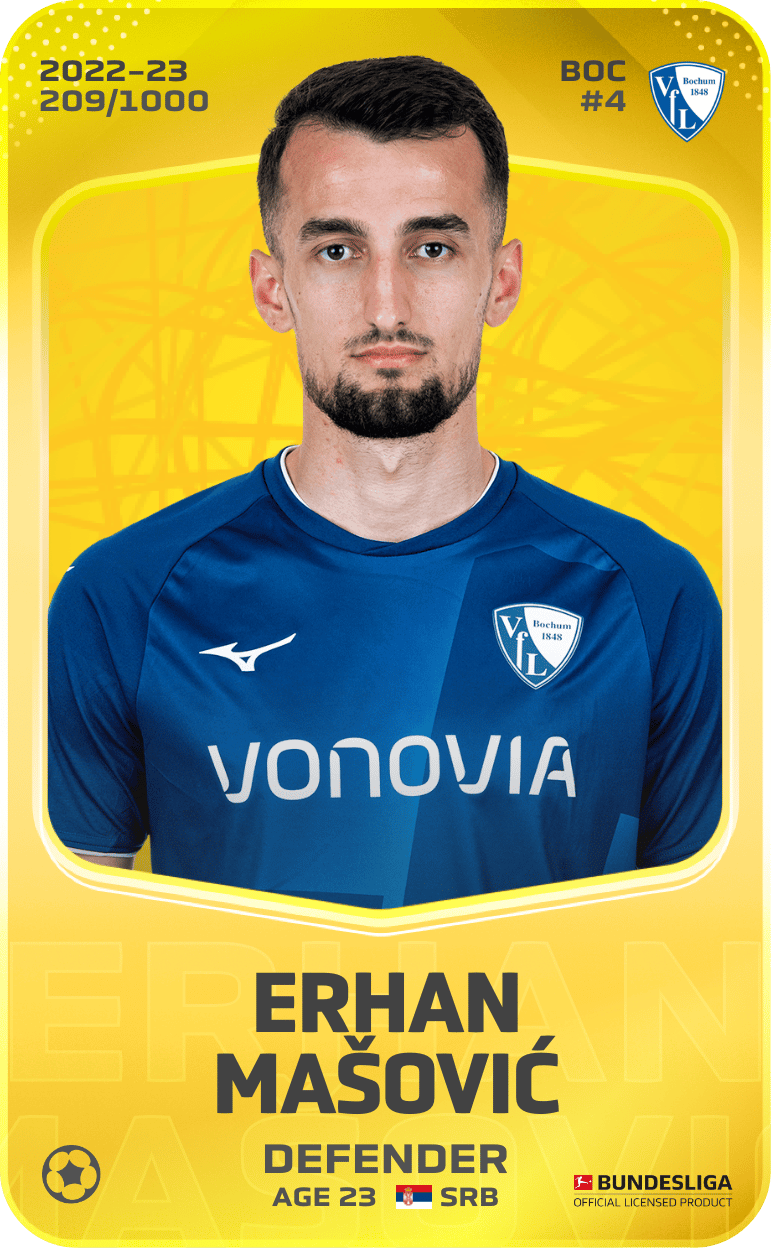 Erhan Mašović 2022-23 • Limited 209/1000