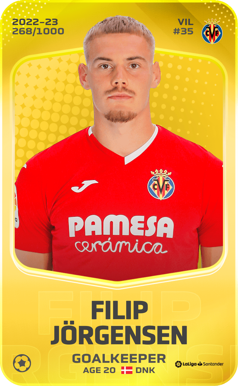 Filip Jörgensen 2022-23 • Limited 268/1000
