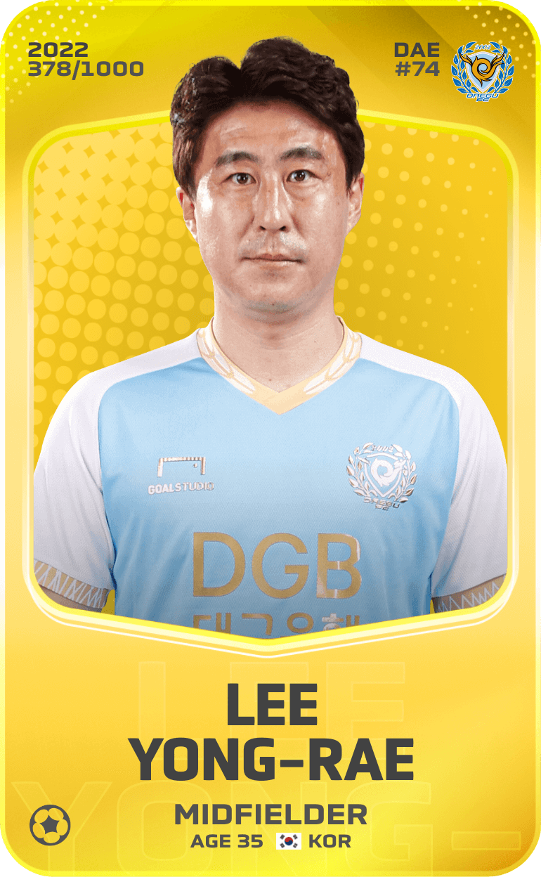 Lee Yong-Rae 2022-23 • Limited 378/1000