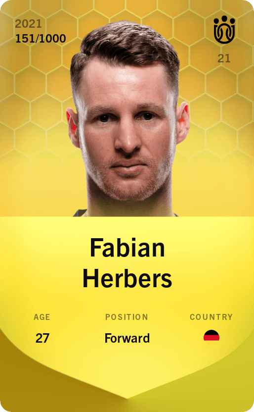 Fabian Herbers 2021-22 • Limited 151/1000