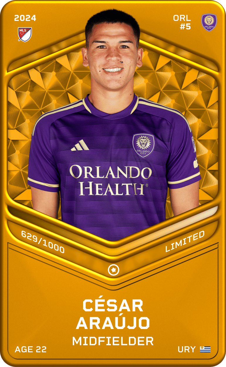 César Araújo 2024-25 • Limited 629/1000