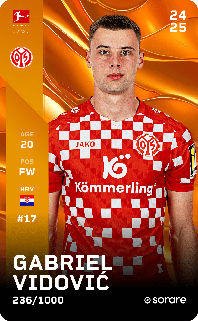 Gabriel Vidović 2024-25 • Limited 236/1000