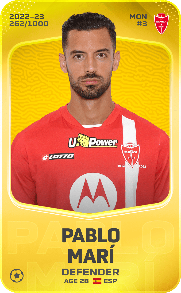Pablo Marí 2022-23 • Limited 262/1000