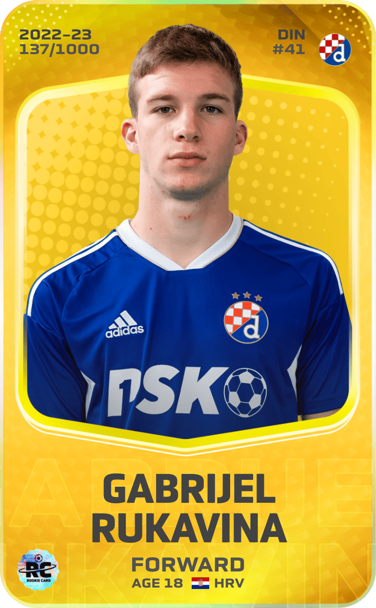 Gabrijel Rukavina 2022-23 • Limited 137/1000