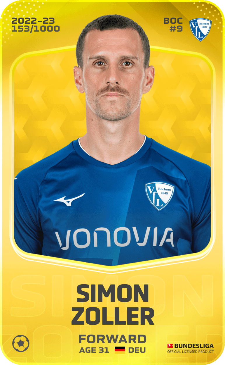 Simon Zoller 2022-23 • Limited 153/1000