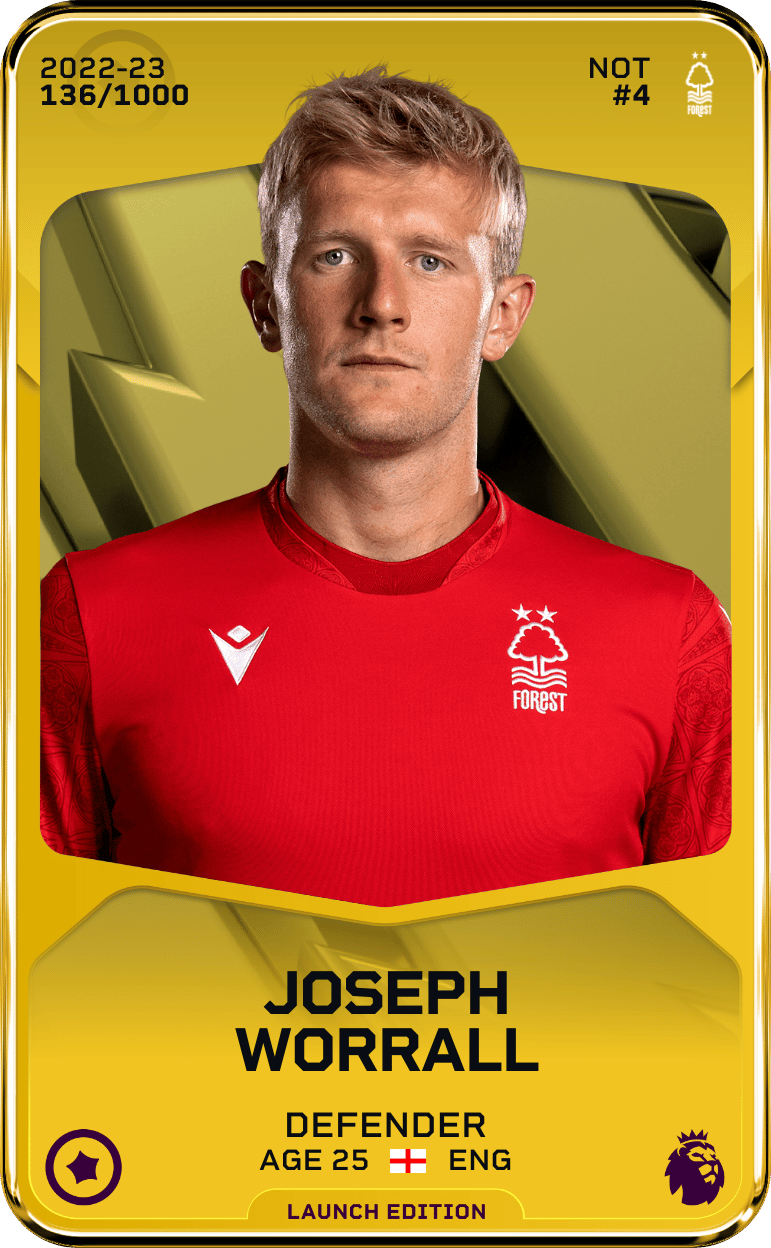 Joseph Worrall 2022-23 • Limited 136/1000