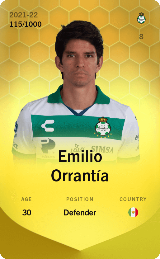 Emilio Orrantía 2021-22 • Limited 115/1000