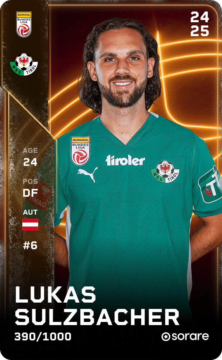 Lukas Sulzbacher 2024-25 • Limited 390/1000