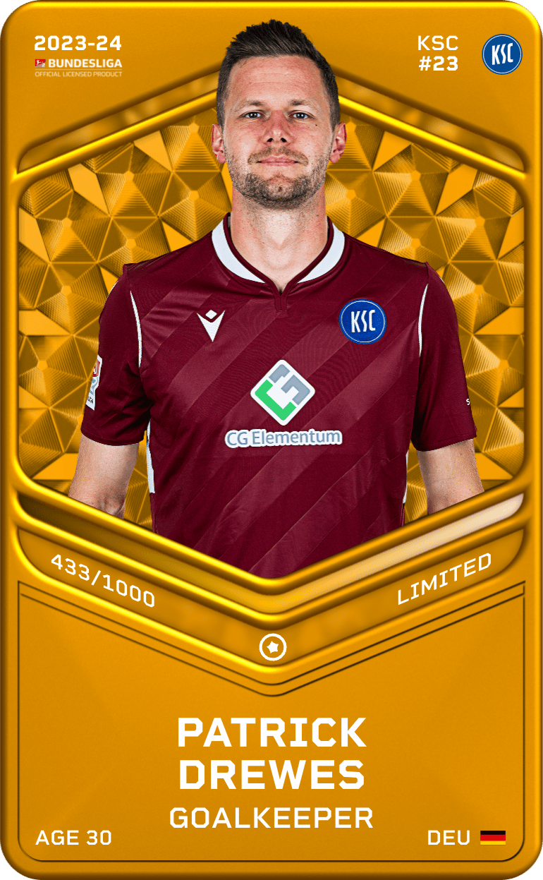 Patrick Drewes 2023-24 • Limited 433/1000
