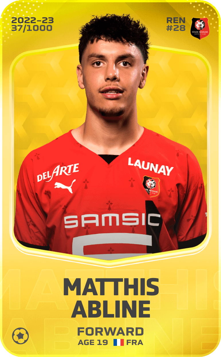 Matthis Abline 2022-23 • Limited 37/1000