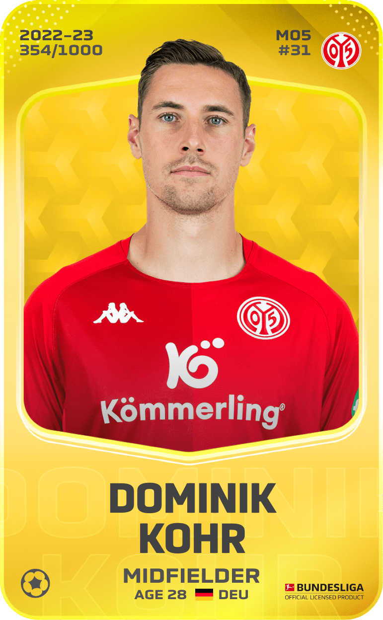 Dominik Kohr 2022-23 • Limited 354/1000
