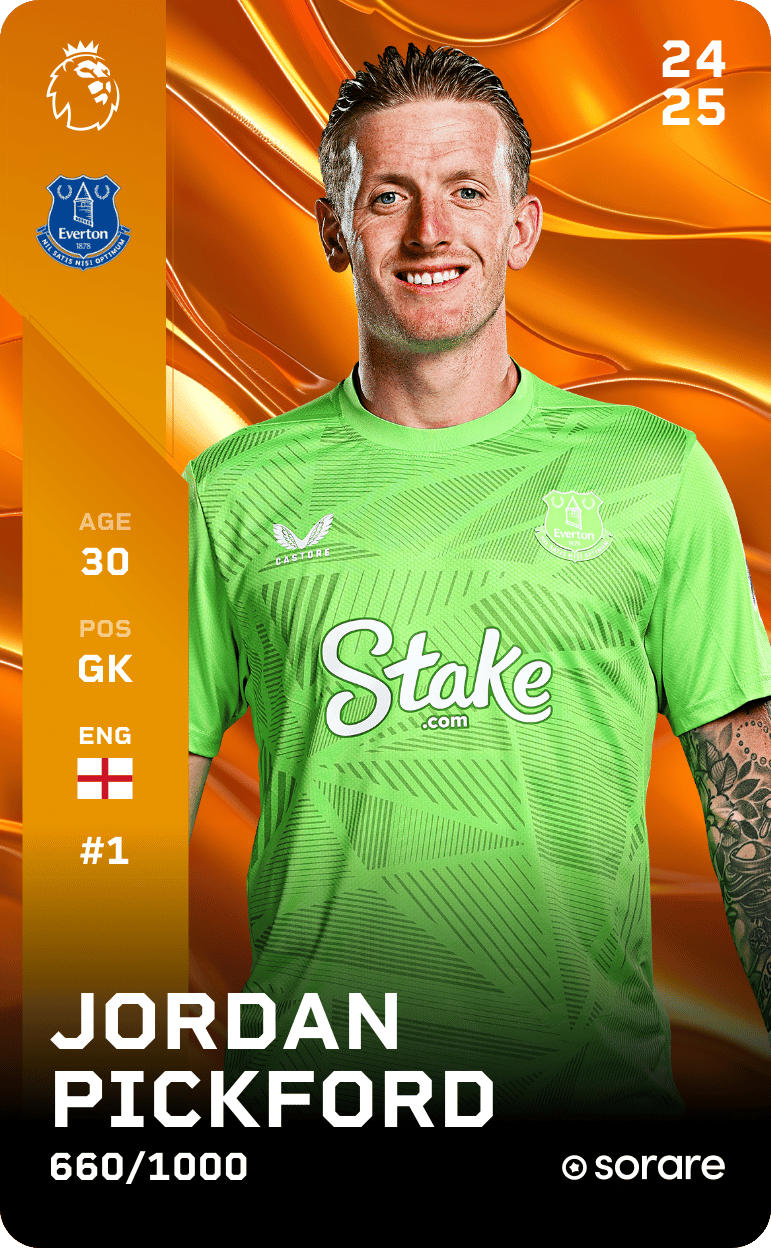 Jordan Pickford 2024-25 • Limited 660/1000