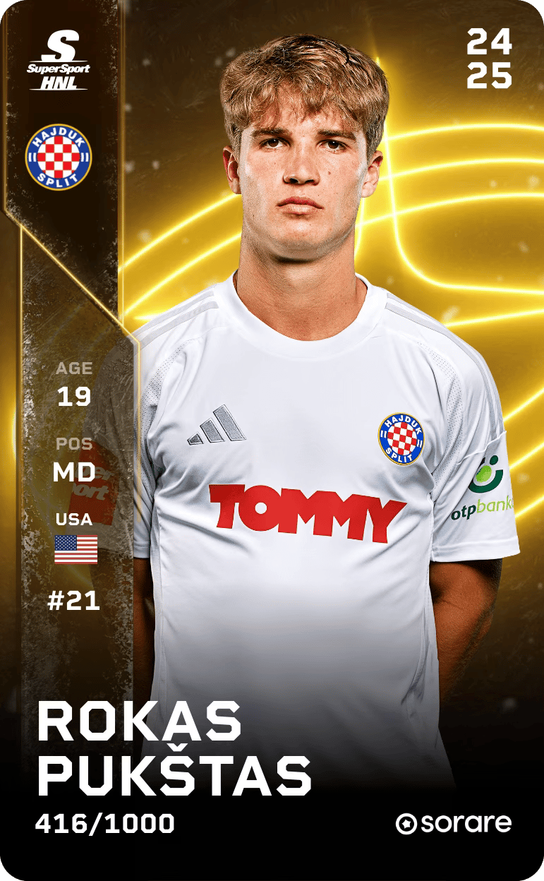 Rokas Pukštas 2024-25 • Limited 416/1000
