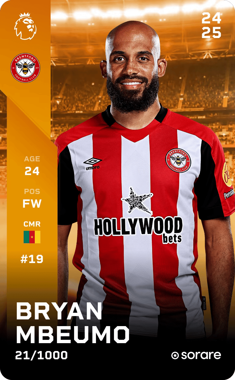 Bryan Mbeumo 2024-25 • Limited 21/1000