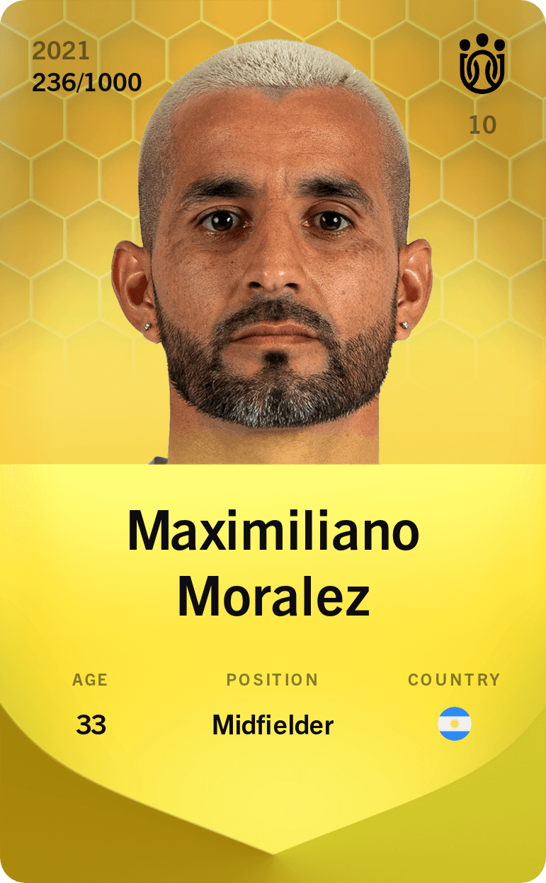Maximiliano Moralez 2021-22 • Limited 236/1000