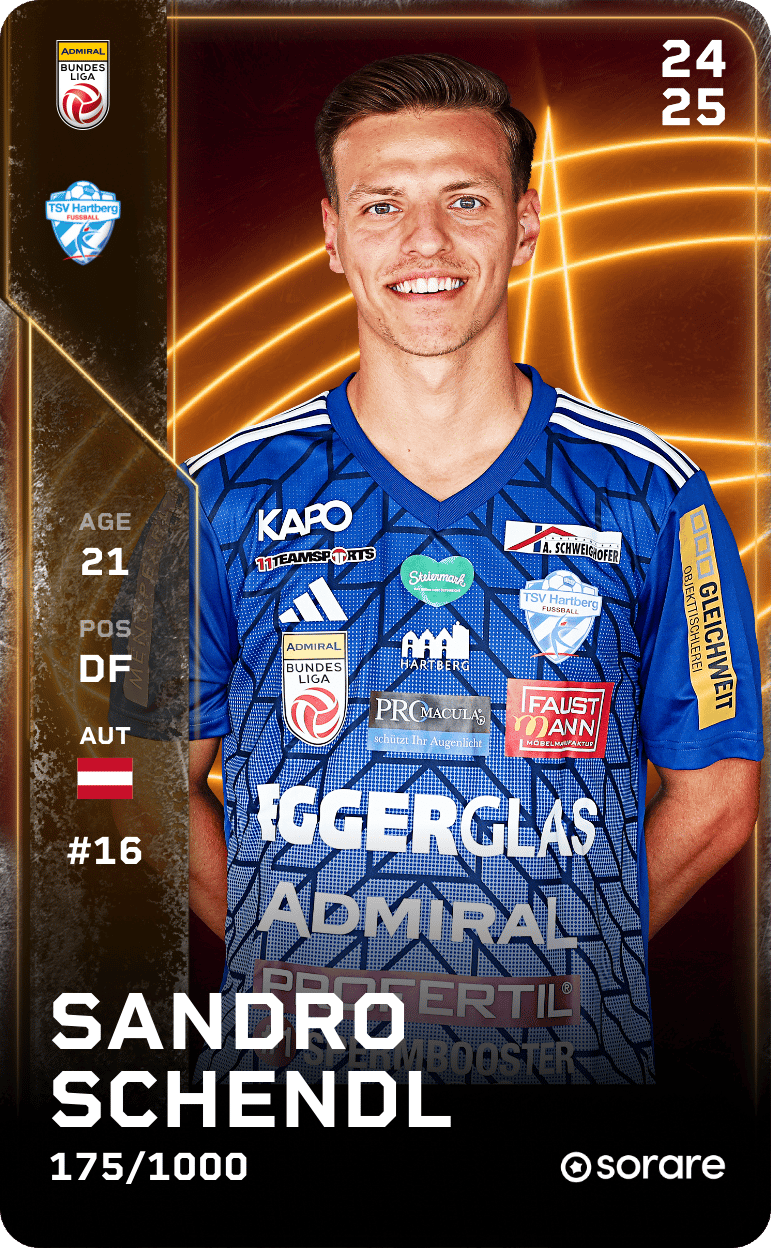Sandro Schendl 2024-25 • Limited 175/1000