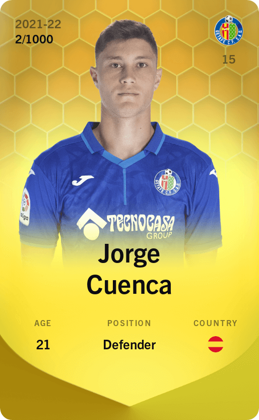 Jorge Cuenca 2021-22 • Limited 2/1000