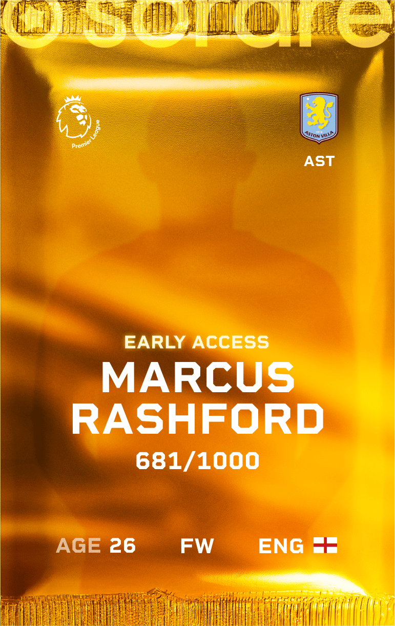 Marcus Rashford 2024-25 • Limited 681/1000