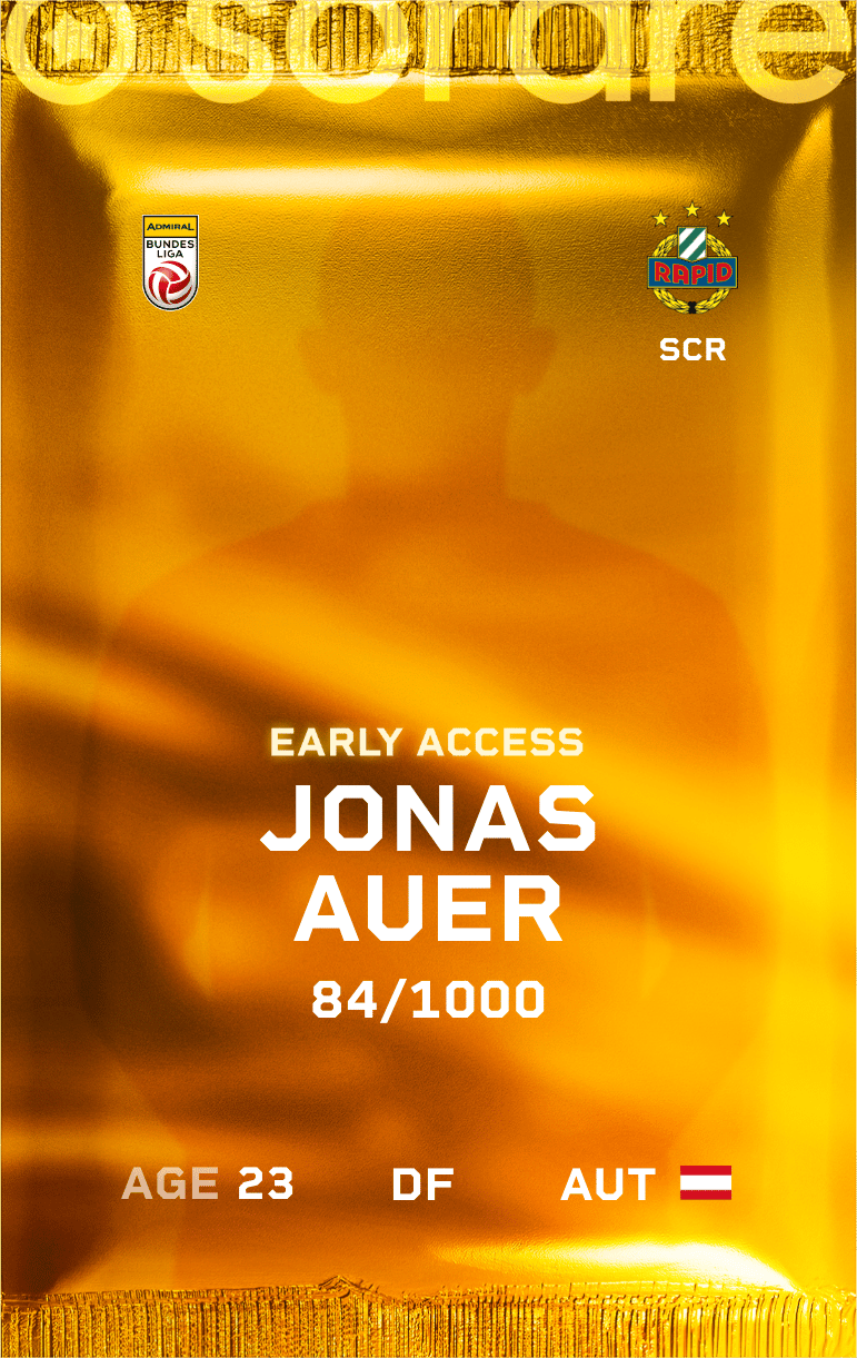 Jonas Auer 2024-25 • Limited 84/1000