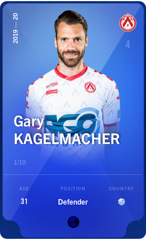 Sorare - Sorare Official - Gary Kagelmacher 2019-20 • Super Rare 1/10 - NFT # 21001901485055495639928103507852126026305959474925120535703140386087556748446