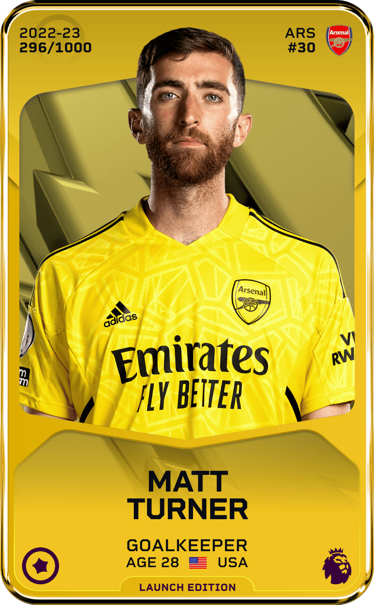 Matt Turner 2022-23 • Limited 296/1000
