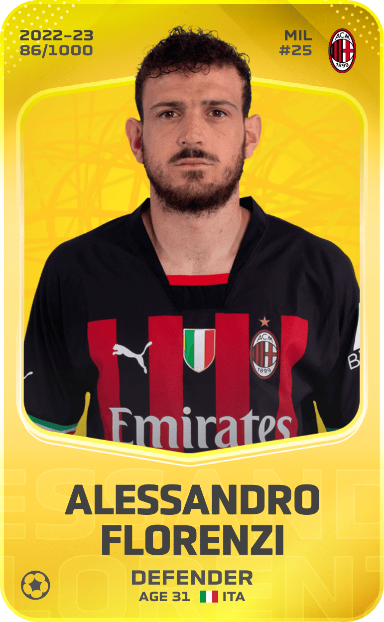 Alessandro Florenzi 2022-23 • Limited 86/1000