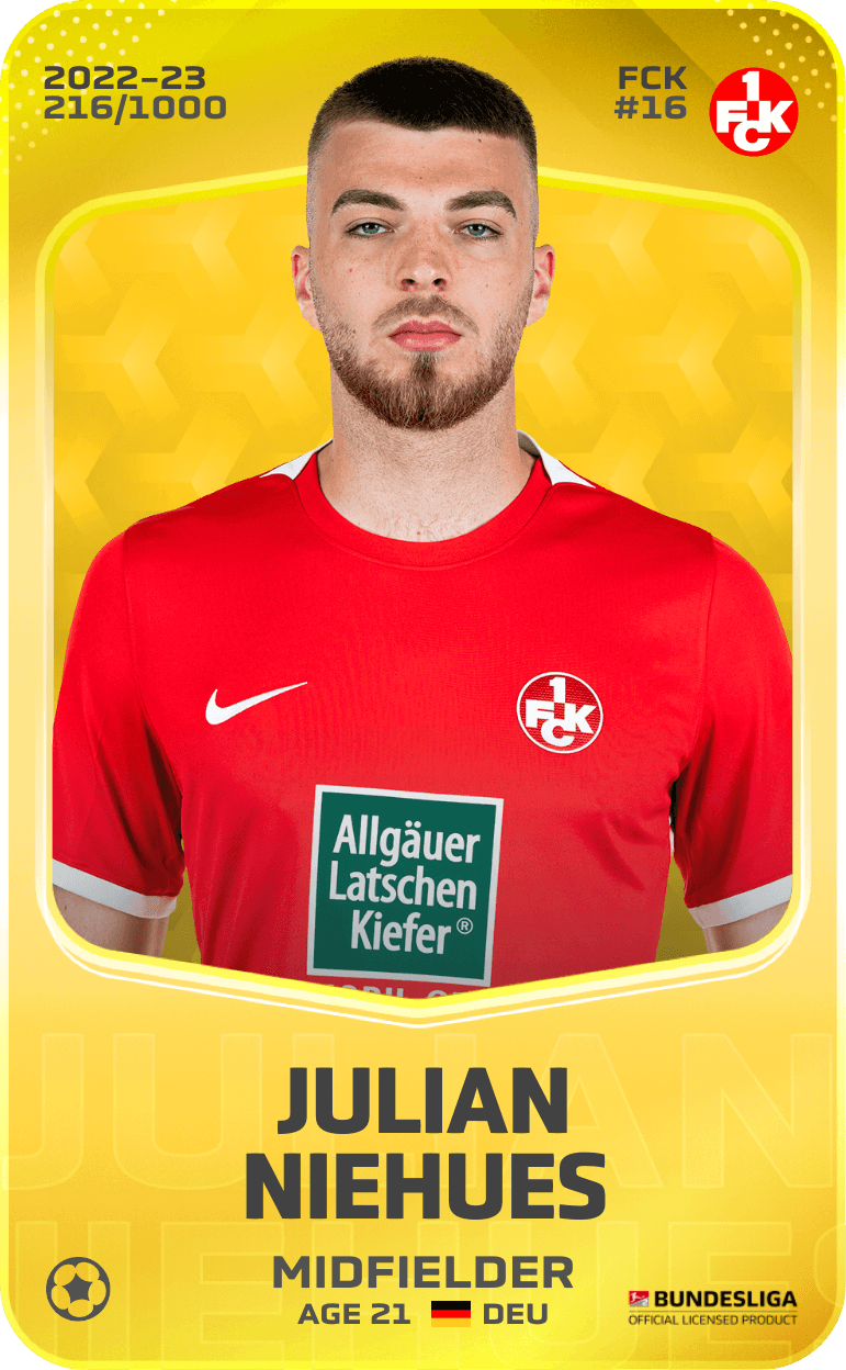 Julian Niehues 2022-23 • Limited 216/1000