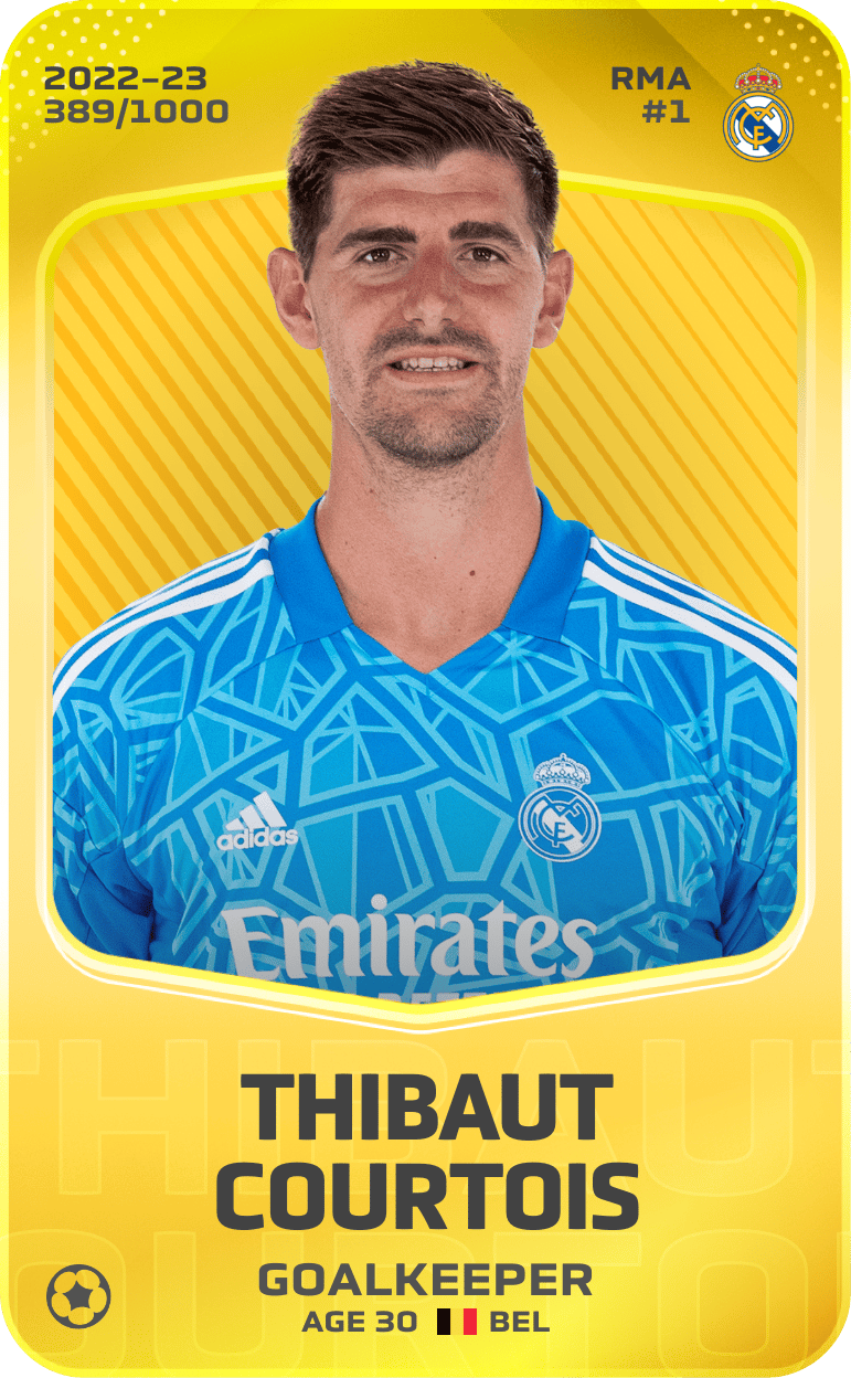 Thibaut Courtois 2022-23 • Limited 389/1000