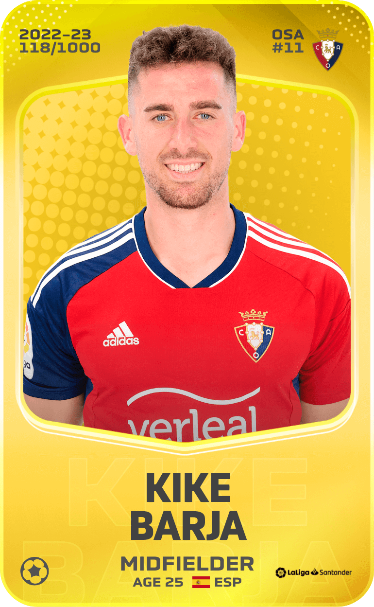 Kike Barja 2022-23 • Limited 118/1000