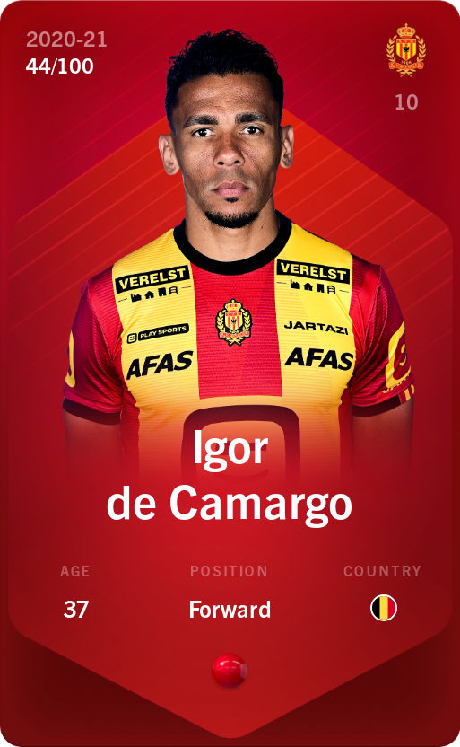 Sorare - Sorare Official - Igor de Camargo 2020-21 • Rare 44/100 - NFT # 21455486218217026924326406970402992801510038358864778971116088480230023644699