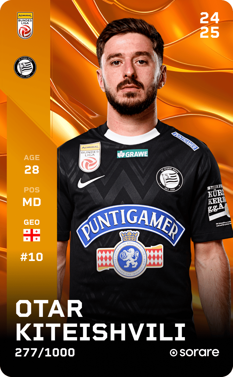 Otar Kiteishvili 2024-25 • Limited 277/1000