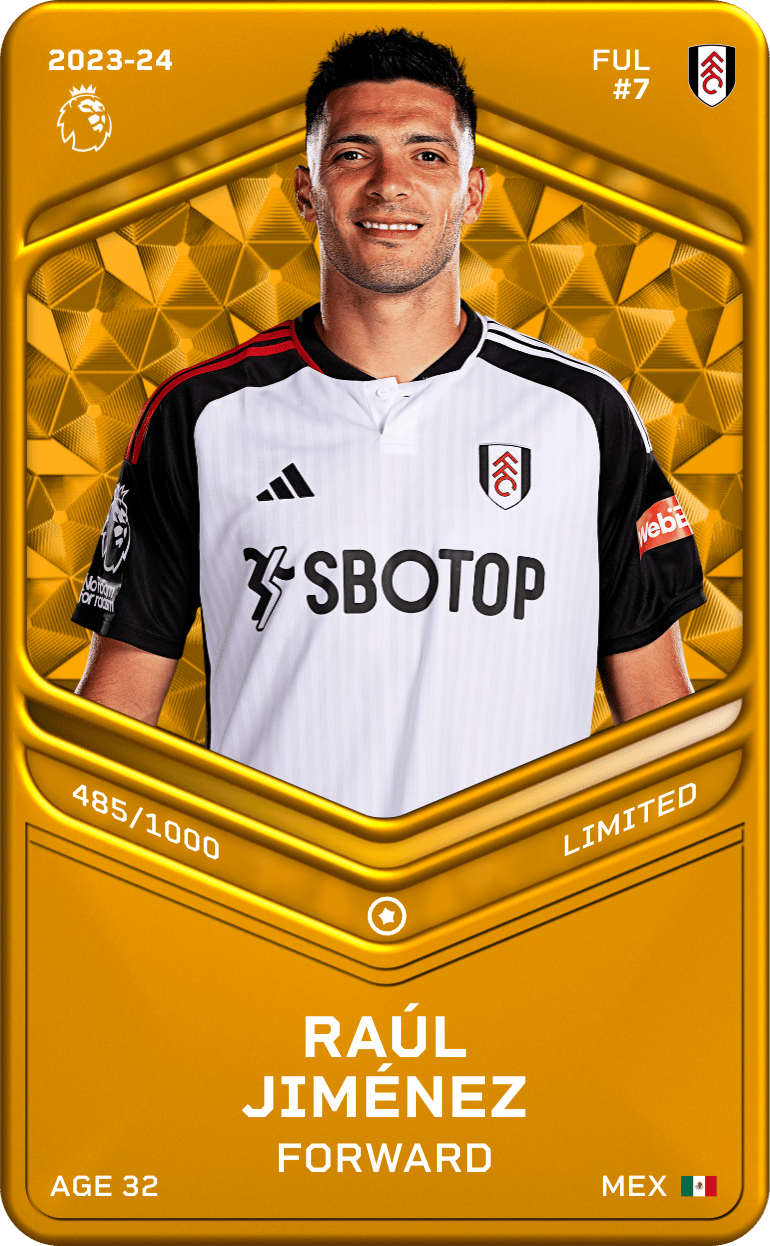 Raúl Jiménez 2023-24 • Limited 485/1000