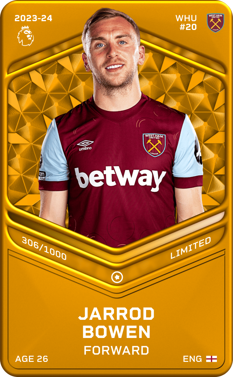 Jarrod Bowen 2023-24 • Limited 306/1000
