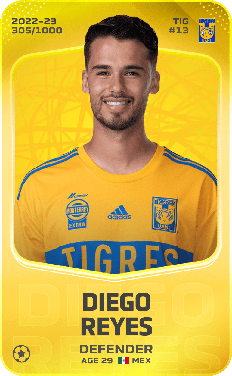 Diego Reyes 2022-23 • Limited 305/1000