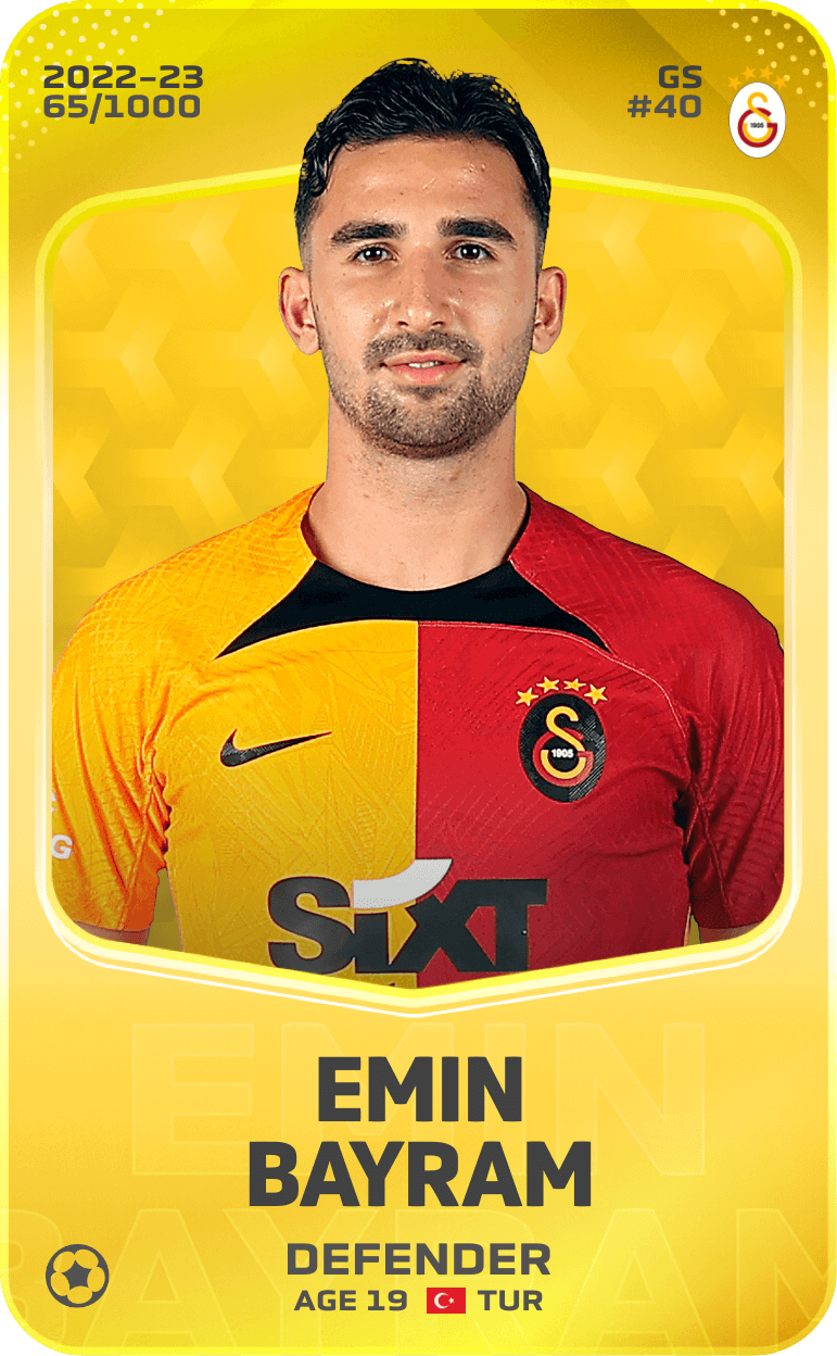 Emin Bayram 2022-23 • Limited 65/1000