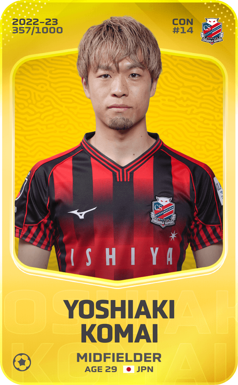 Yoshiaki Komai 2022-23 • Limited 357/1000