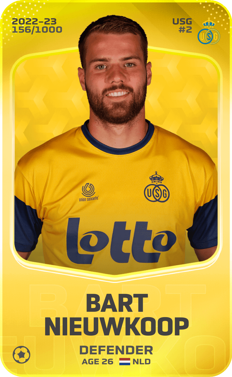 Bart Nieuwkoop 2022-23 • Limited 156/1000
