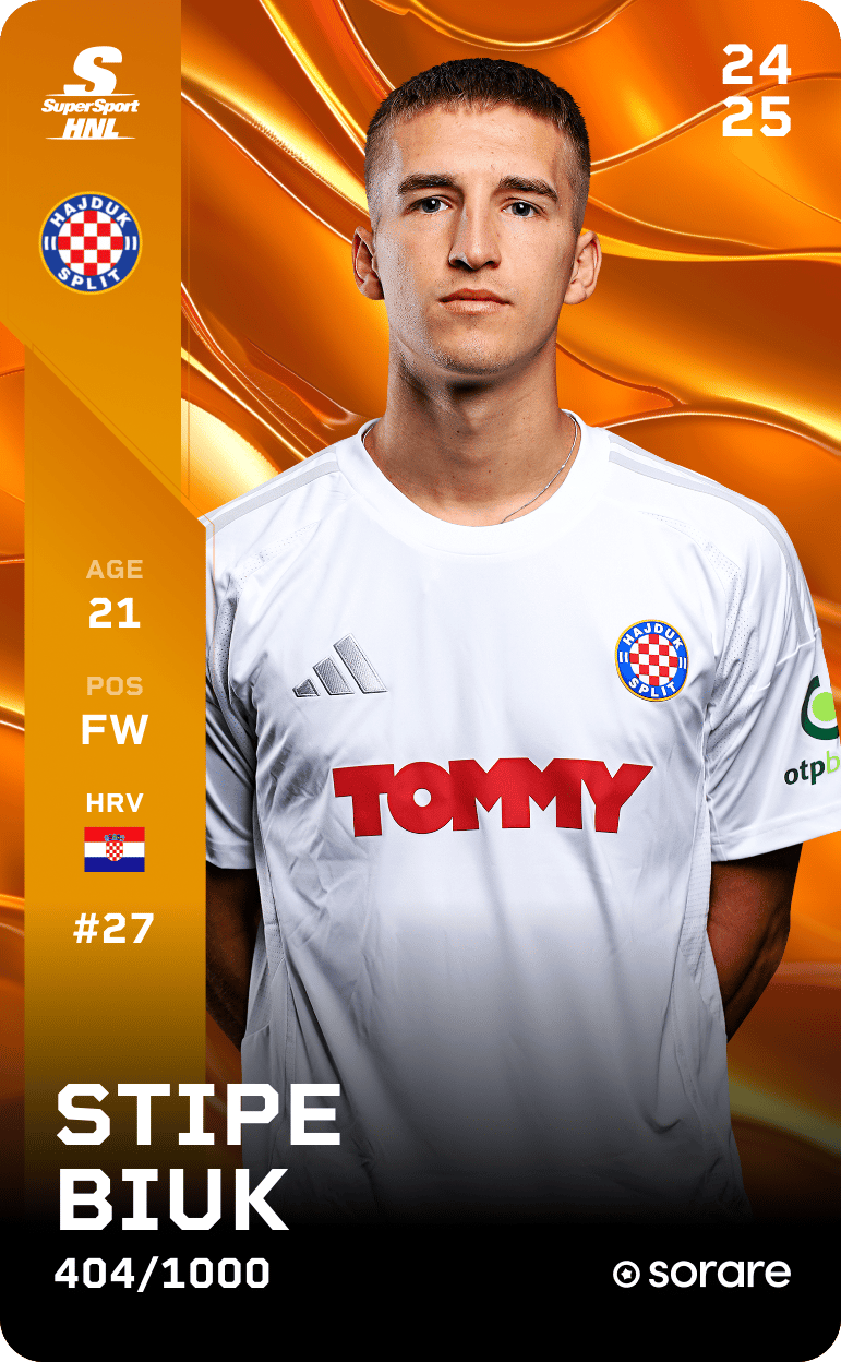 Stipe Biuk 2024-25 • Limited 404/1000