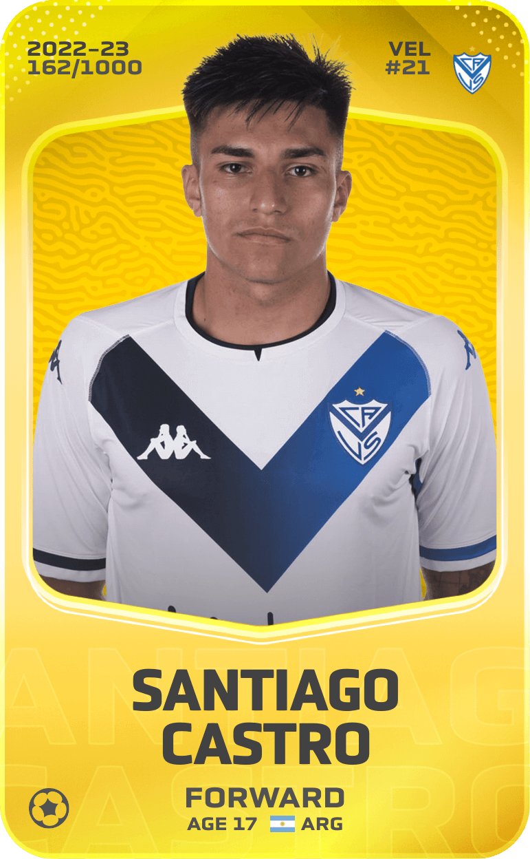 Santiago Castro 2022-23 • Limited 162/1000