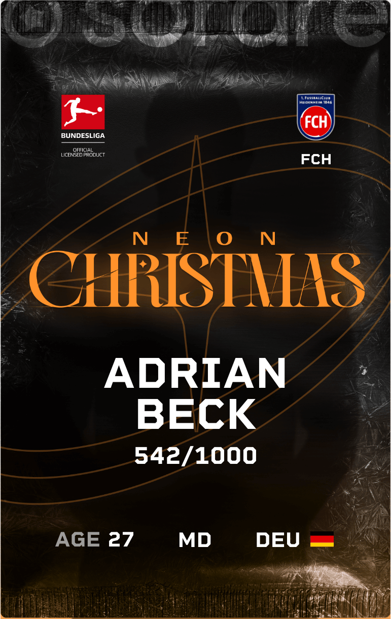 Adrian Beck 2024-25 • Limited 542/1000