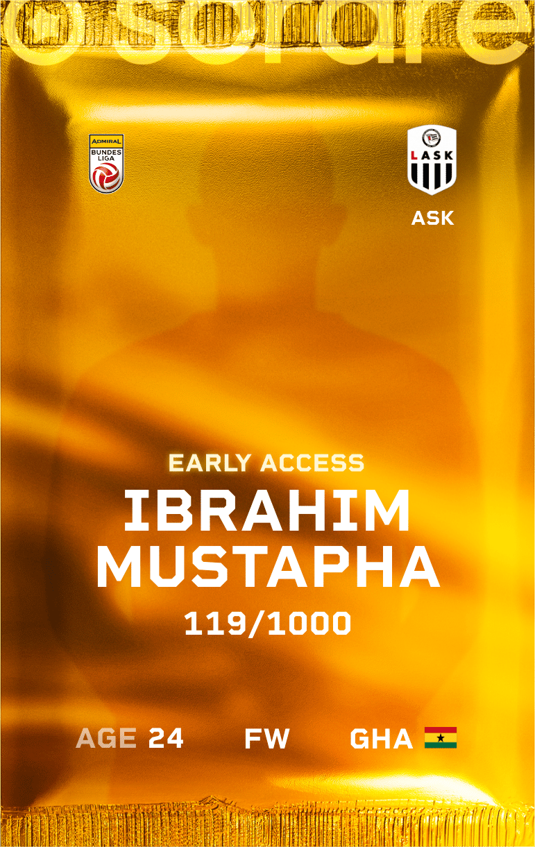 Ibrahim Mustapha 2024-25 • Limited 119/1000