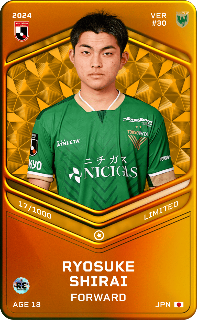Ryosuke Shirai 2024-25 • Limited 17/1000