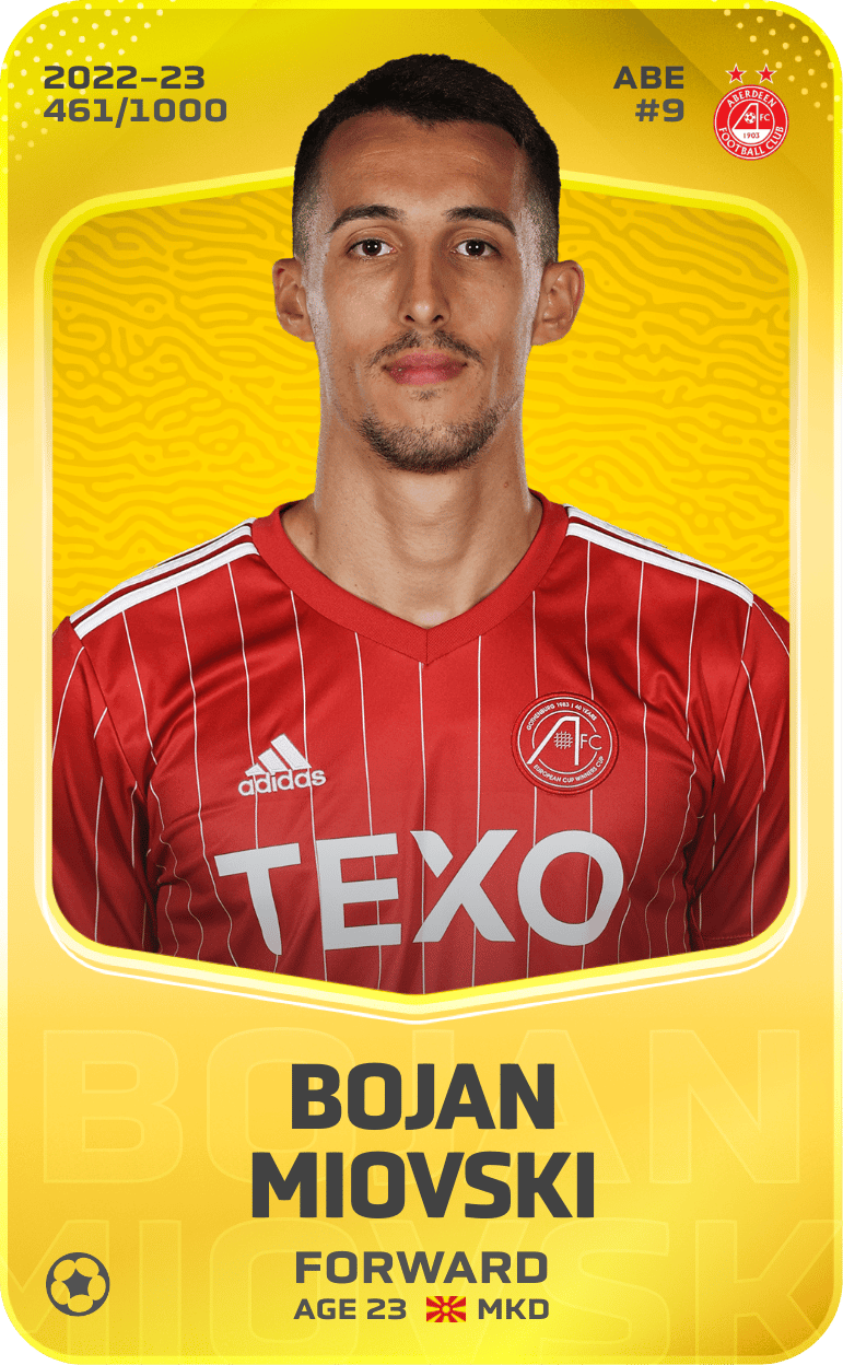 Bojan Miovski 2022-23 • Limited 461/1000