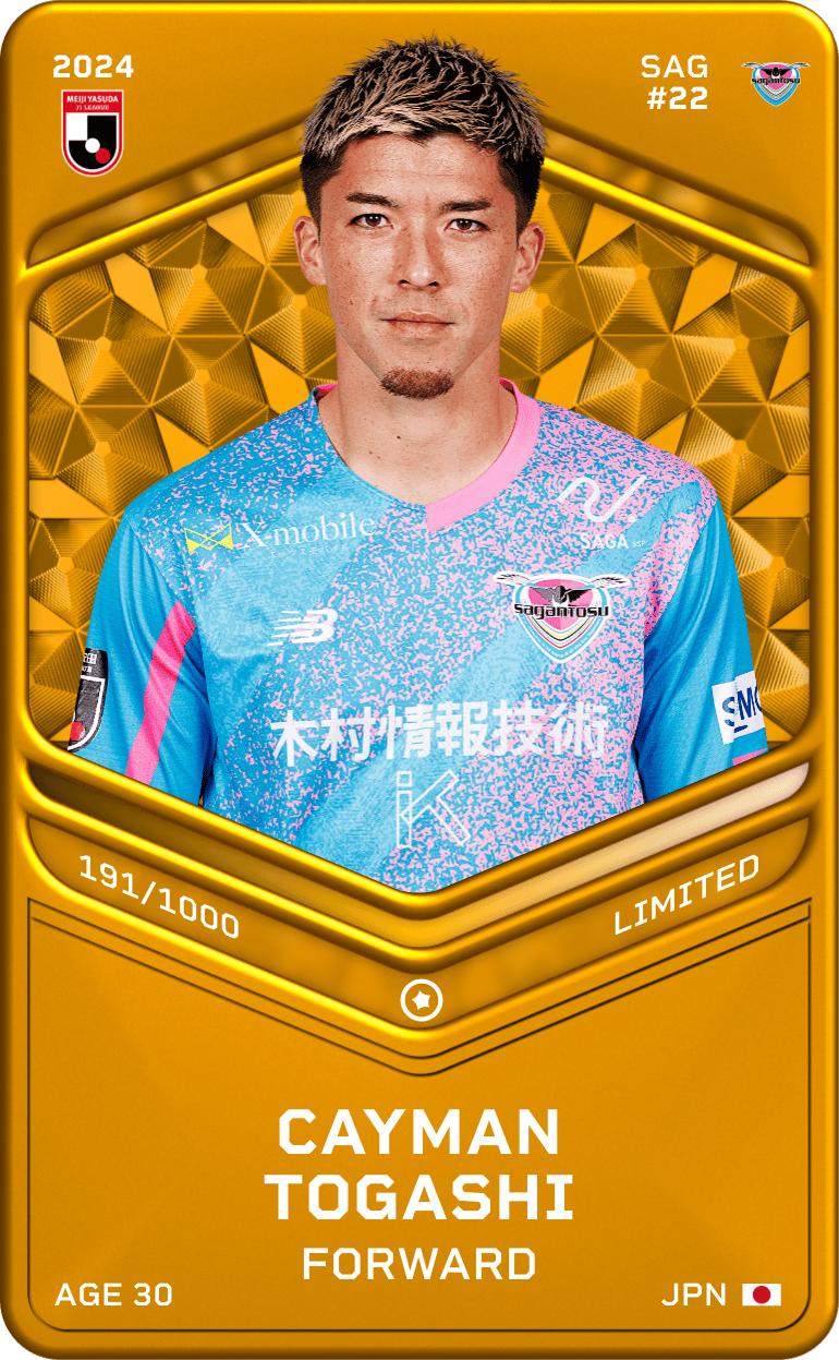 Cayman Togashi 2024-25 • Limited 191/1000
