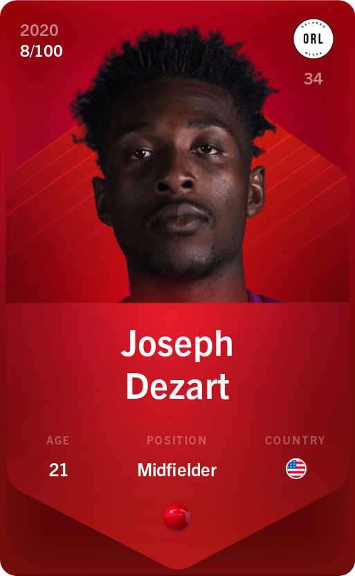 Sorare - Sorare Official - Joseph Dezart 2020-21 • Rare 8/100 - NFT # 30022693504382358089984443753060182179075748249208036146731613447778123900446