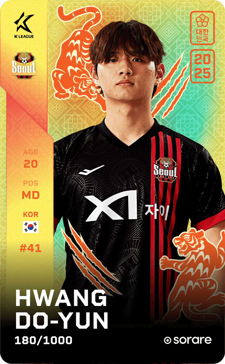 Hwang Do-Yun 2025-26 • Limited 180/1000