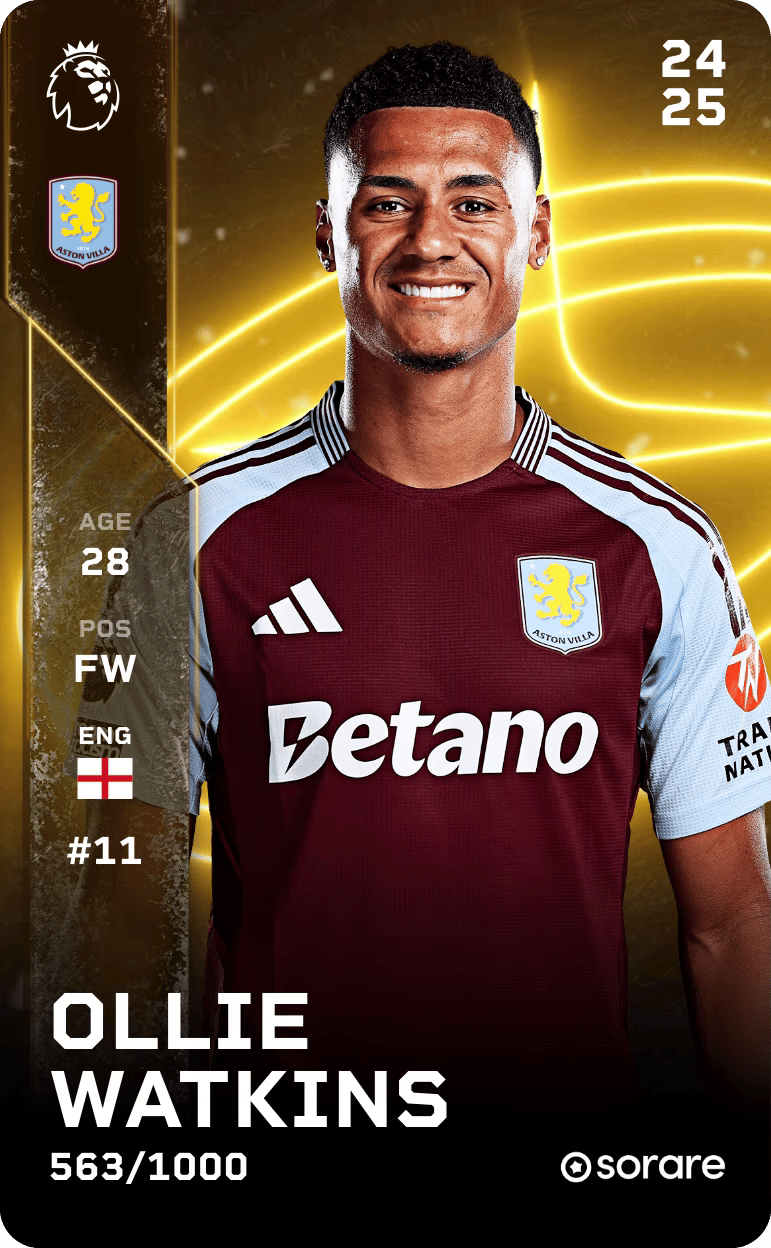Ollie Watkins 2024-25 • Limited 563/1000