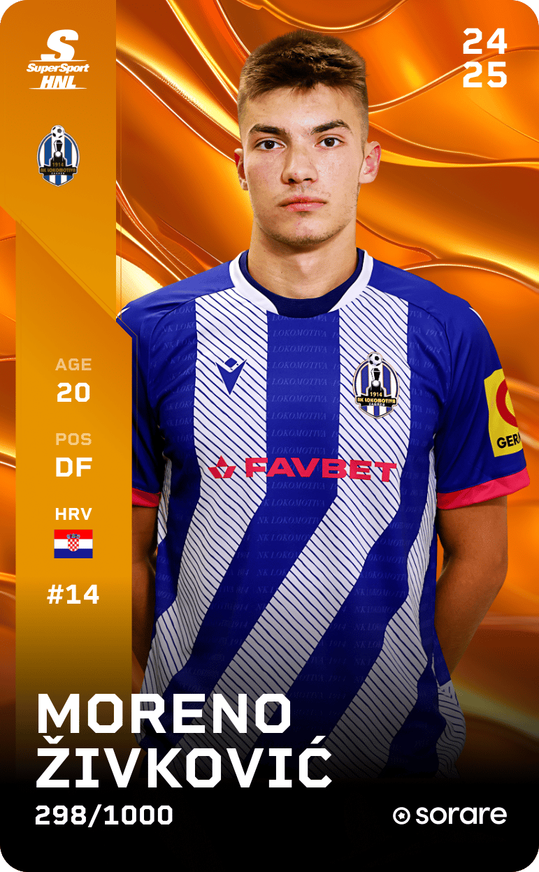 Moreno Živković 2024-25 • Limited 298/1000
